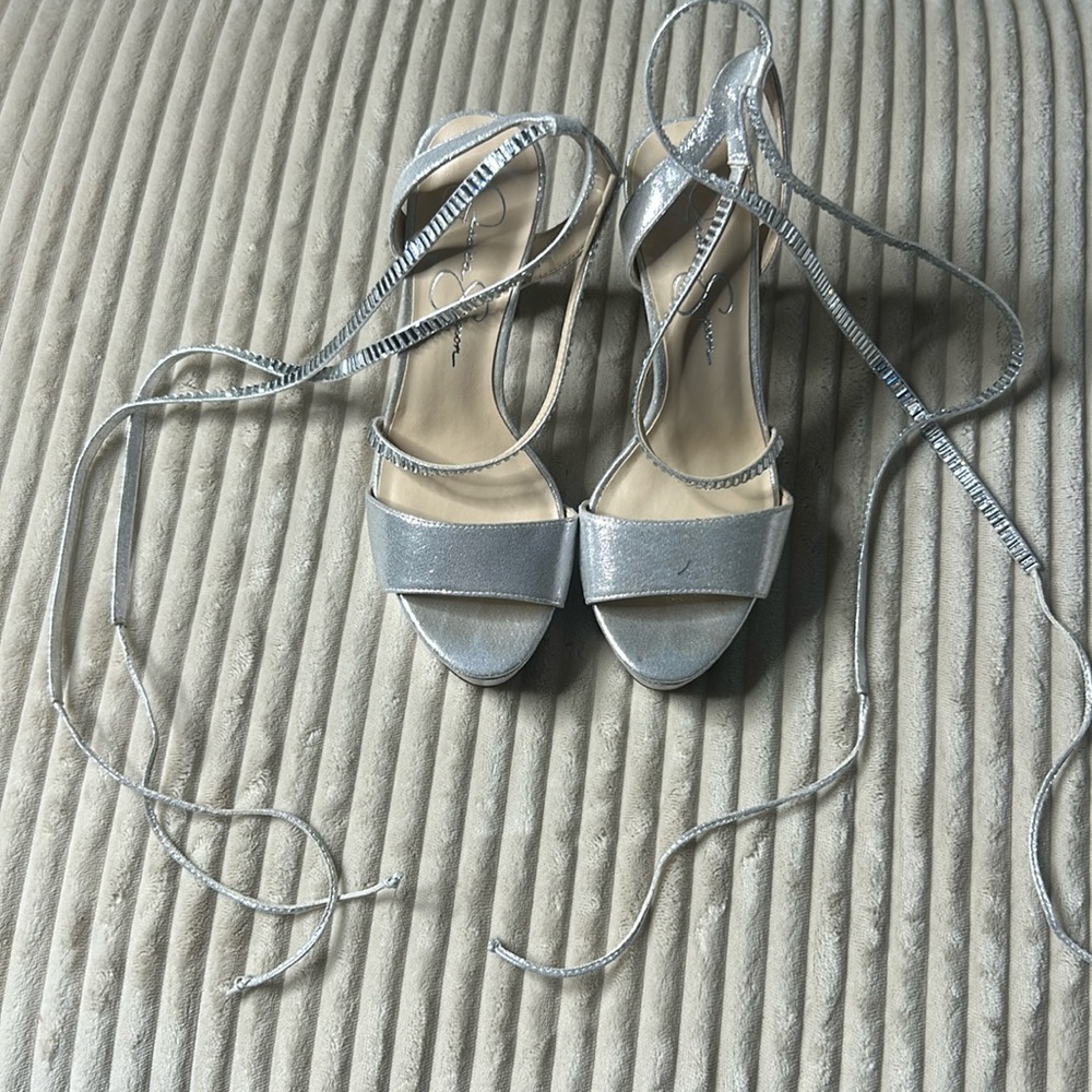 Silver heels